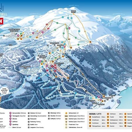 Ski In/Out, Amazing Views, 3 Bedrooms Noresund エクステリア 写真